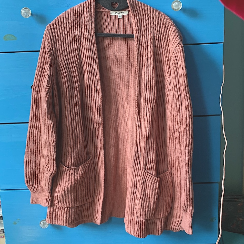 Lovely dusty pink Madewell Cardigan - S
